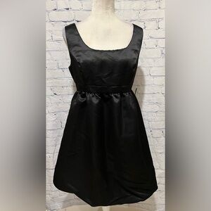 Attention Womens Black Solid Fit & Flare Dress Size 6